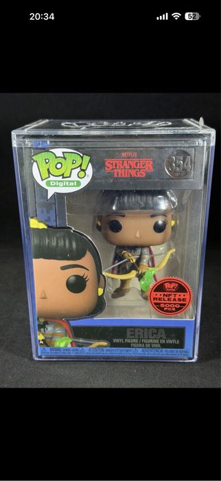 Funko POP Digital 354 Stranger Things Erica с протектором