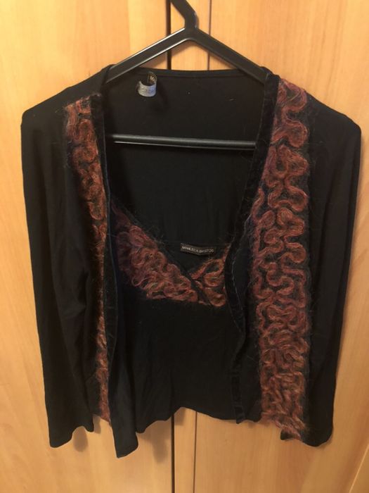 Conjunto Top e casaco