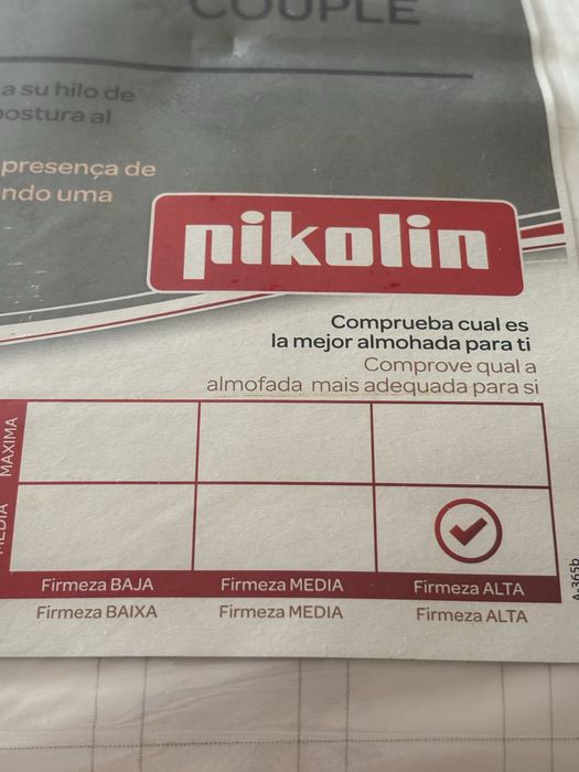 Almofada Pikolin nova
