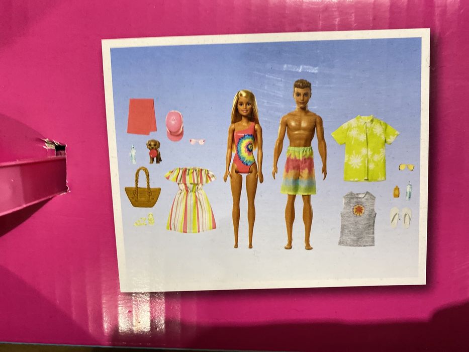 Barbie verao com carro e piscina