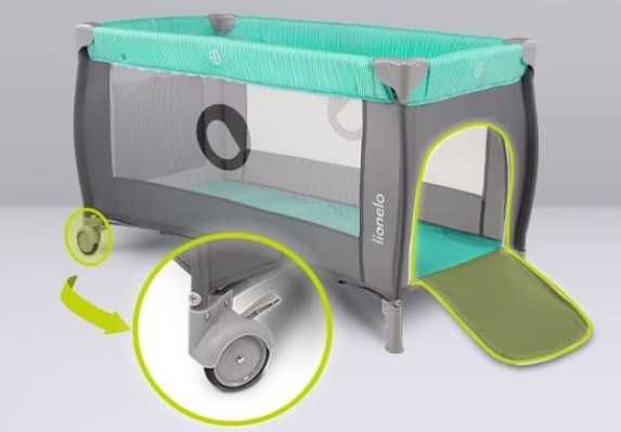 Cama Bebé com Trocador e Mosquiteira