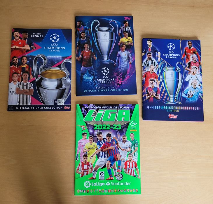 Albuns / Cadernetas Panini e Topps