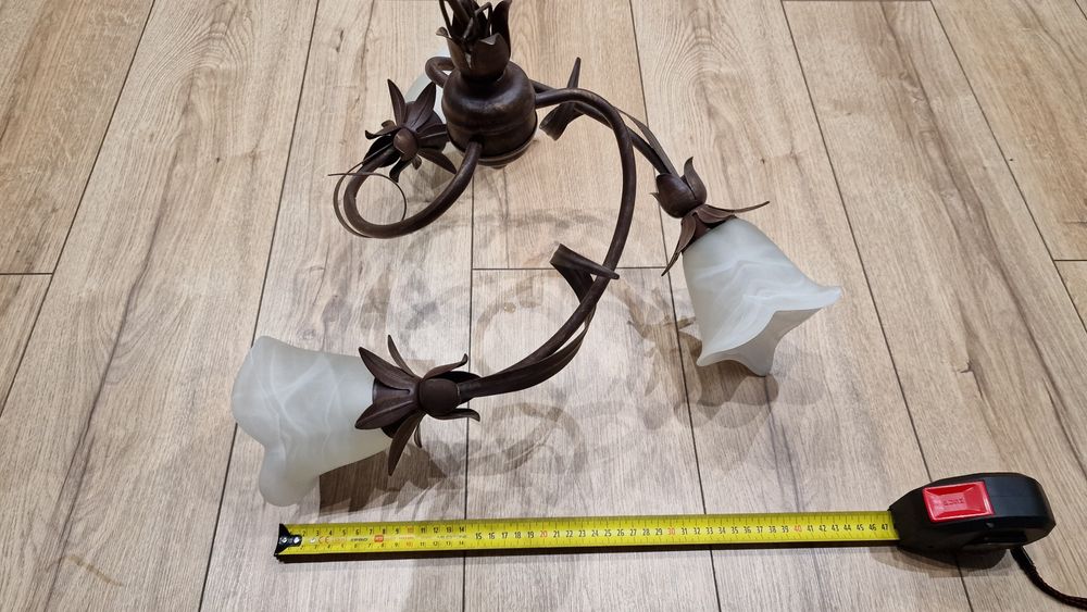 Żyrandol, lampa, żarówki E14