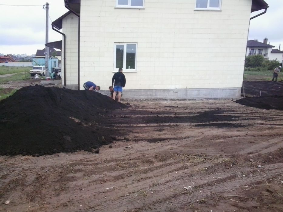 Чорнозем торфосуміш грунт на підсипку чернозем Обухів Козин, Конча-Заспа