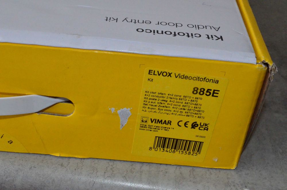 Domofon dwurodzinny interkom Vimar 885E 4-2