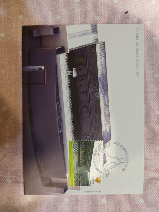 Postal oficial selado do estádio do Bessa Boavista
