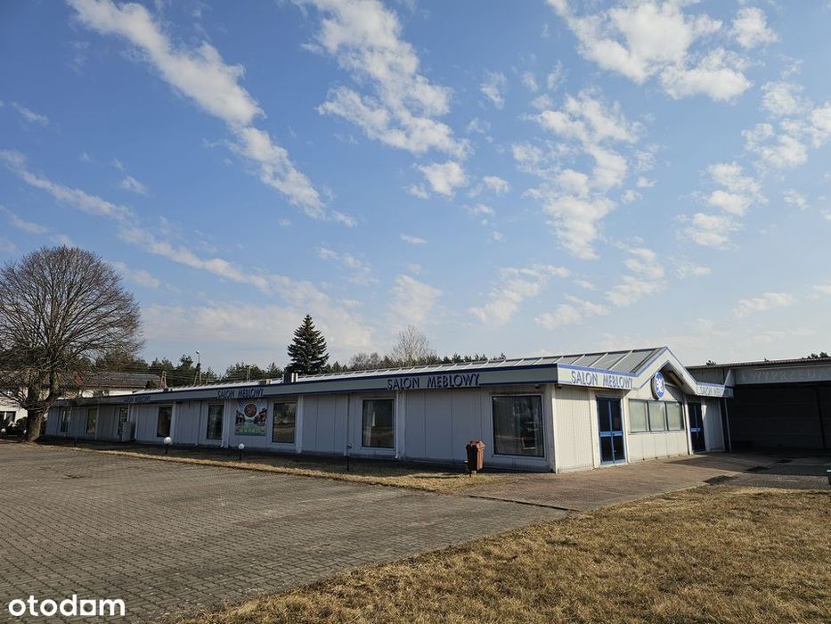 Obiekt komercyjny | budynek 870 m² | działka 3516 m² | obok Torunia