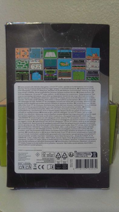 Mini Consola Retro – 240 Jogos Clássicos Portátil