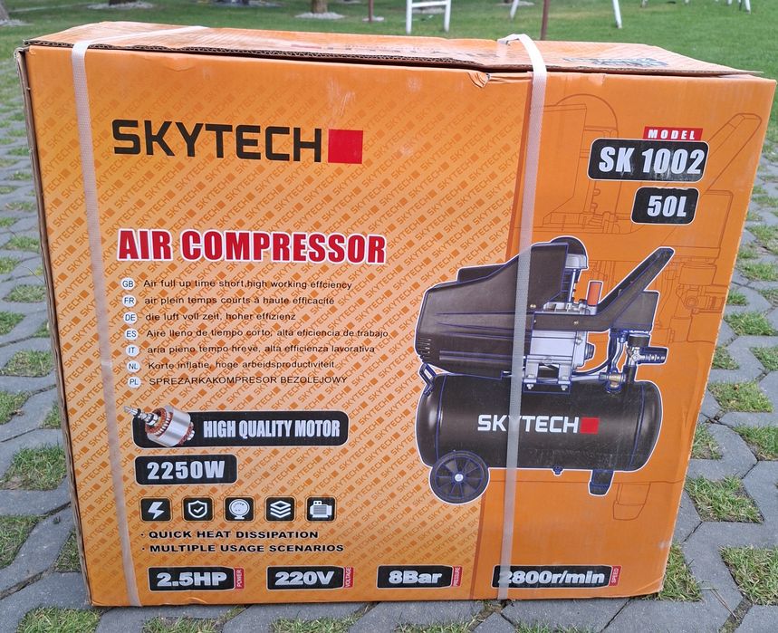 Kompresor bezolejowy 50l