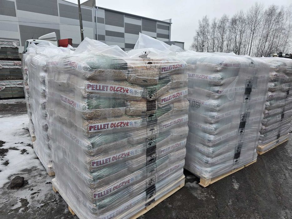 Pellet Olczyk EnPlus A1 6mm - Pakowany w workach 15KG - 1005 KG
