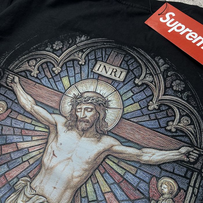 Футболка Supreme INRI ВЕЛИКИЙ принт  S,M,L,CL