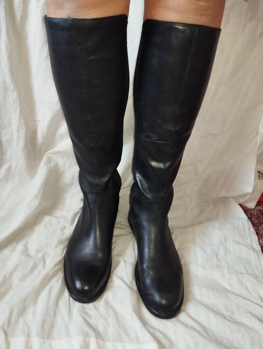 Сапоги чулки кожаные vagabond 40 размер