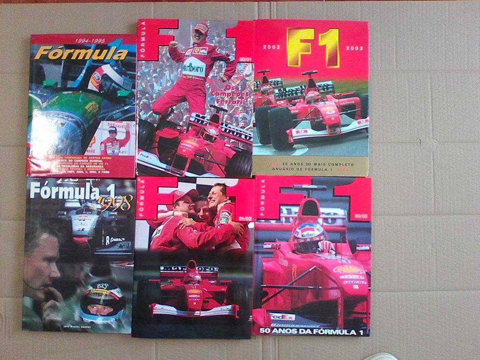 Lote livros Formula UM