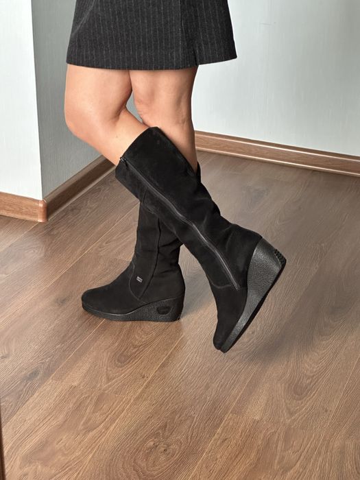 Зимові замшеві чоботи rieker 38