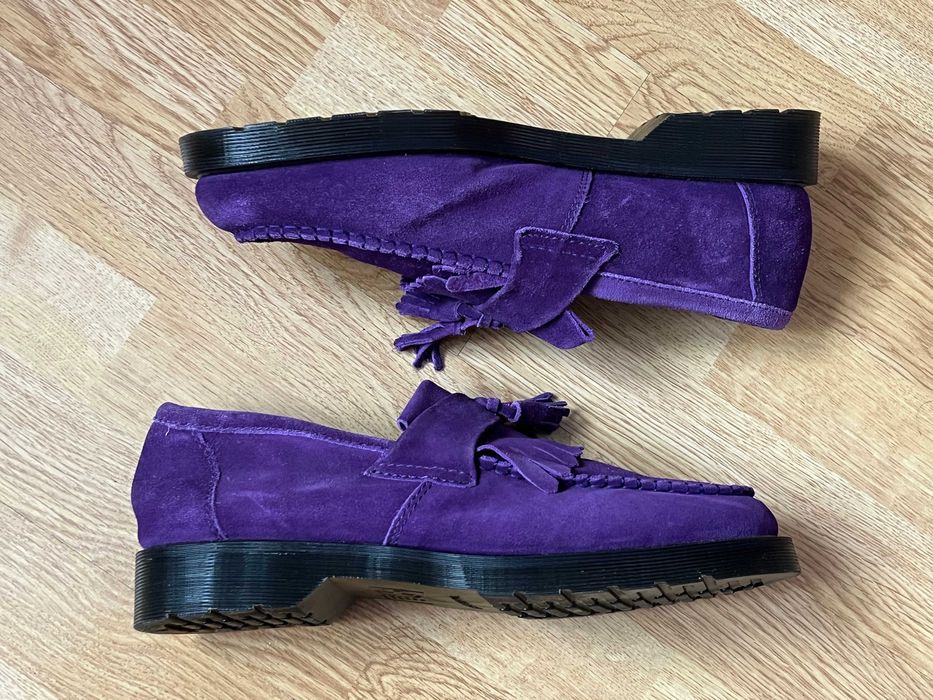 Замшеві туфлі лофери Dr. Martens Adrian 46 розміру