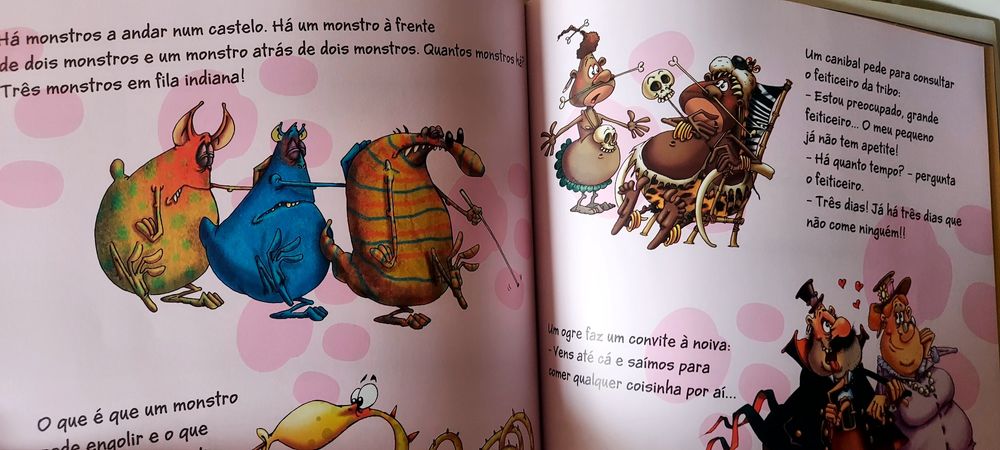 Libro "Piadas Monstruosas"da editora Civilização