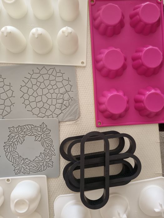 Varias formas pastelaria