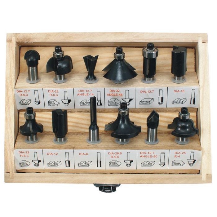 Zestaw Frezów Do Drewna Fi 8 Mm