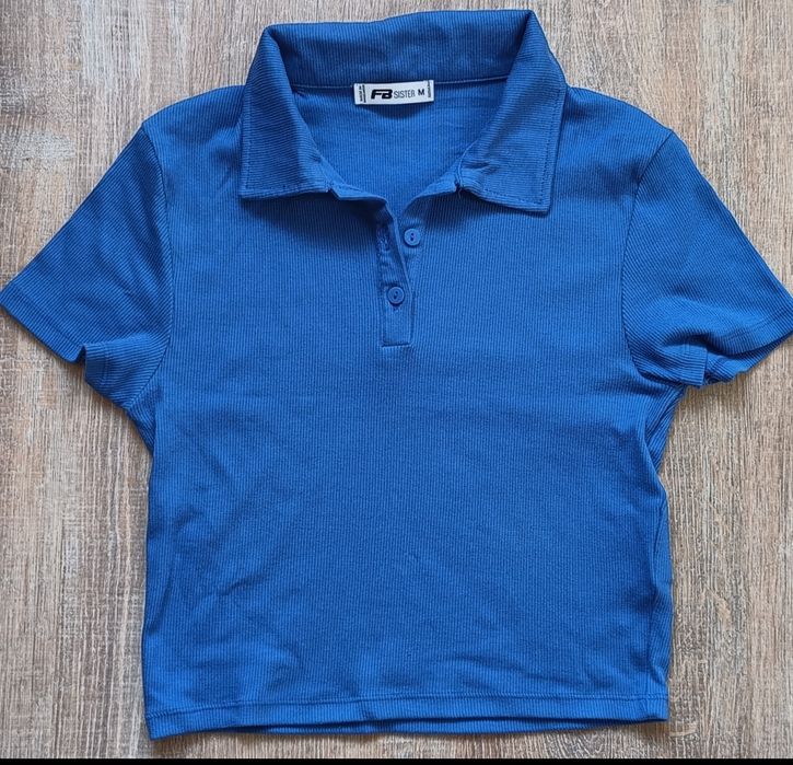 Футболка синій топ