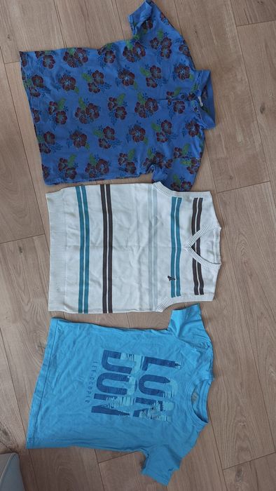 Paczka ubrań dla chłopca zara sfera lee cooper zestaw