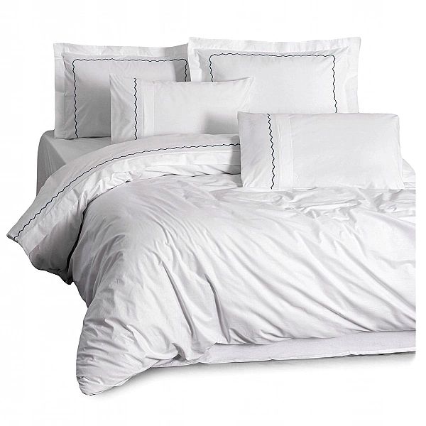 Pościel 200x220 Komplet 6 części Bawełna Haftowana w Pudełku Ozan Clas