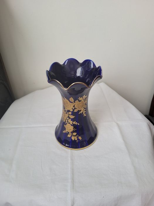 Wazon flakon kobalt WUNSIEDEL 20 cm