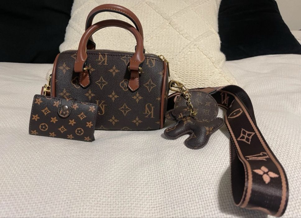 Mala satchel + porta-cartão