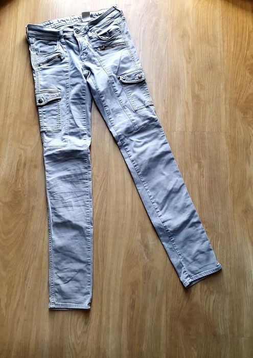 Bojówki H&M Denim Skinny 27/32