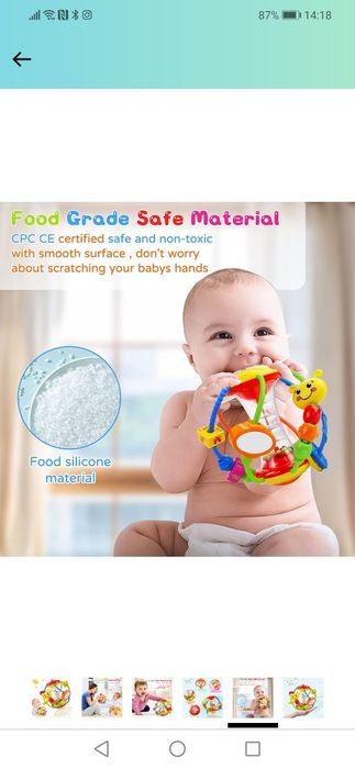 Bola de atividades gatinhar bebés 3M+