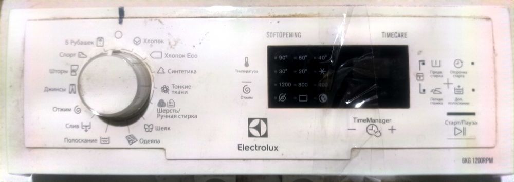 Плата брендів пральних машин Electrolux, AEG та Zanussi (A00273516, яка йде на спільній базі під кодом 451540022) - плата індикації.