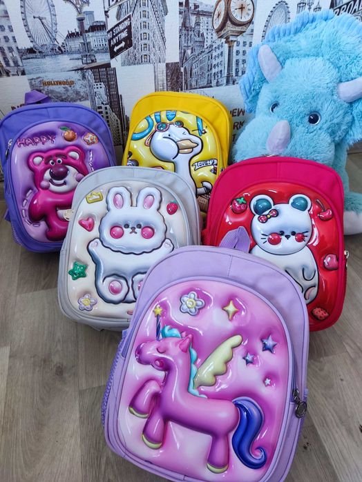 Мультяшні рюкзаки для дошкільнят та першокласників ДІВЧАТОК
