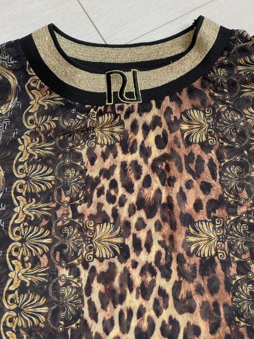 Подовжена футболка/ туніка на море ( сітка ) River Island