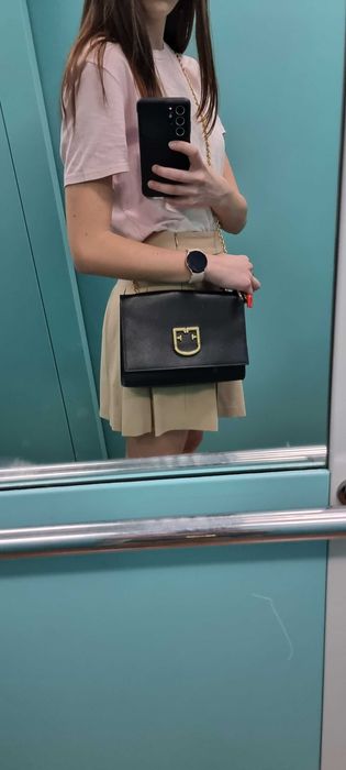 Оригінальна сумка Furla з натуральної шкіри — zdjęcie 3