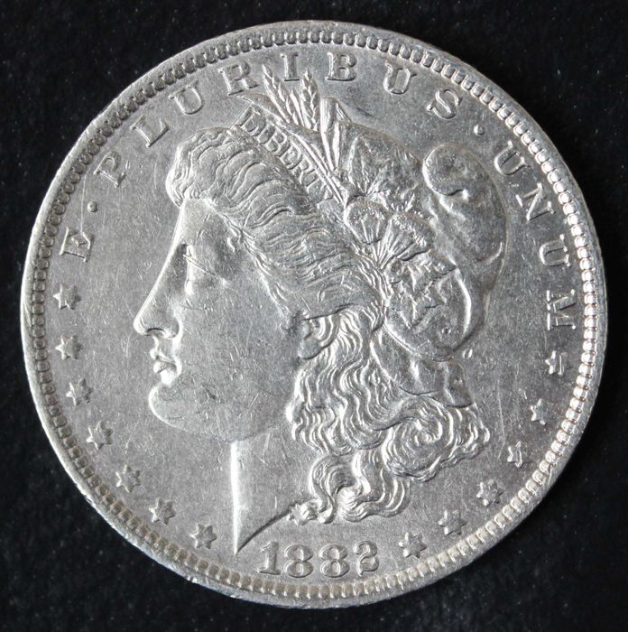 1 доллар 1882,1896 года,оригинал