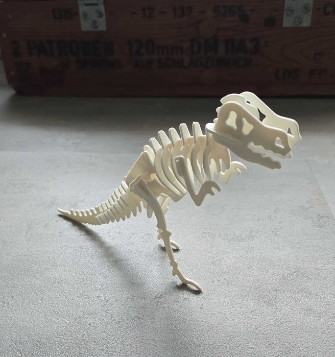 Розвиваюча іграшка 3D пазл динозавр Т-рекс T-rex 29 деталей