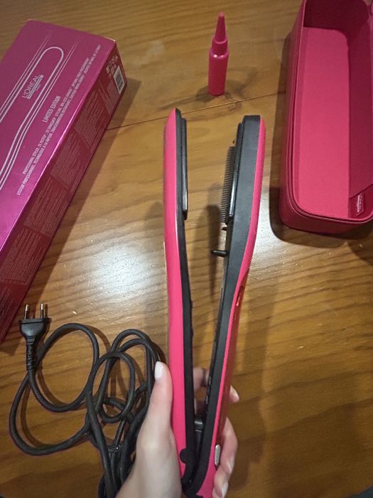 Prancha a vapor da Barbie