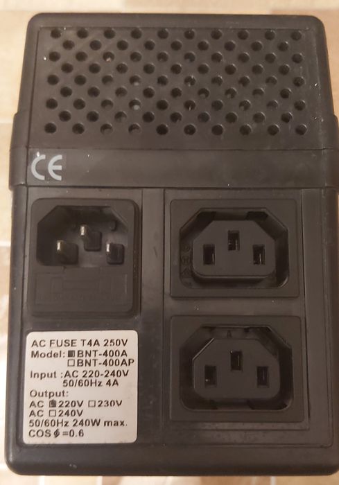 ИБП Powercom BNT-400A перероблений в інвертор