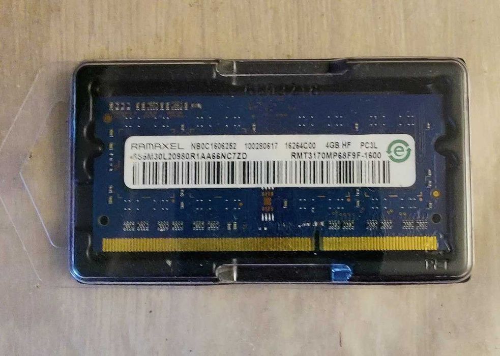 Оперативная память для ноутбука SO-DIMM 4GB DDR3L 1600MHz Ramaxel