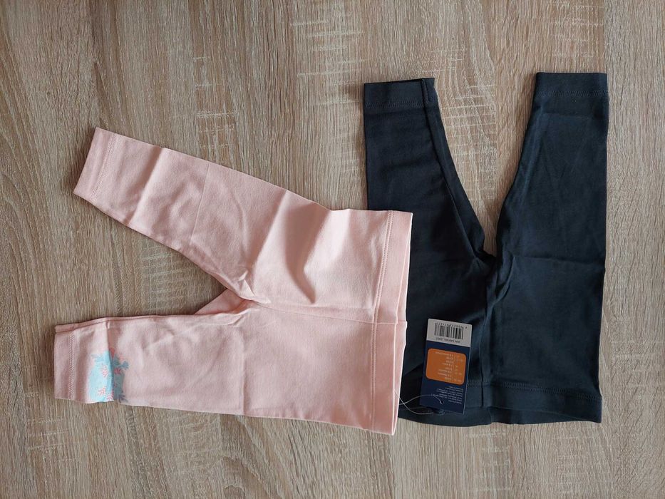 NOWE 2x Legginsy niemowlęce 62/68, lidl, lupilu