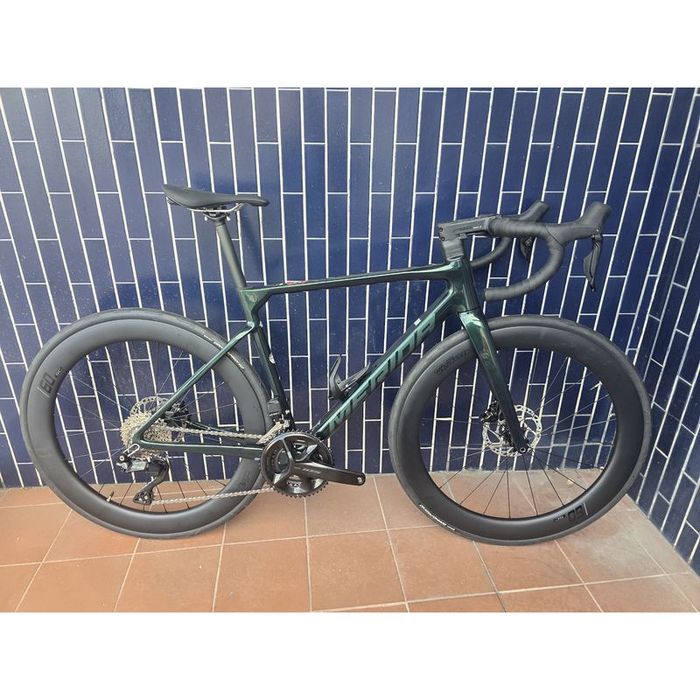 Merida com 105 di2 e rodas carbono nova