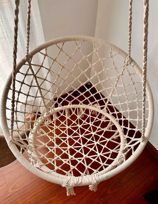 Cadeira de Balanço Boho