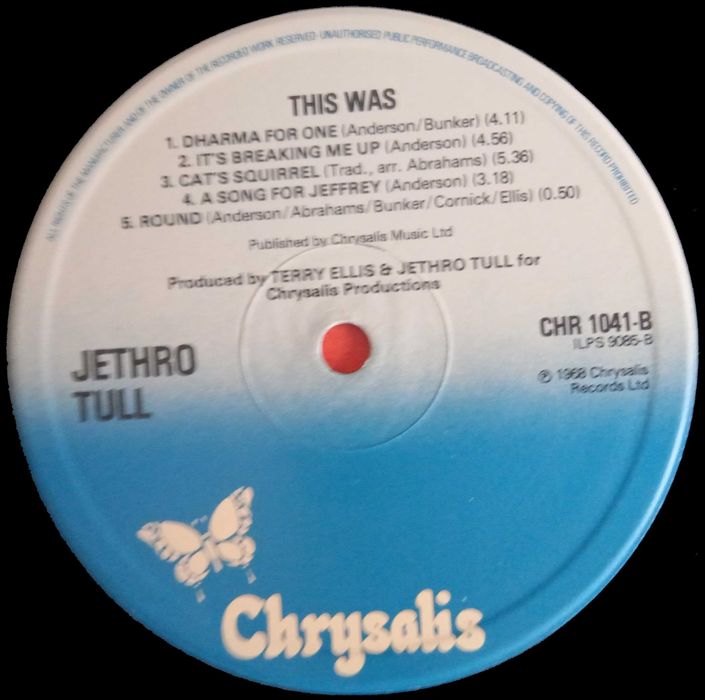 JethroTull	- - - - -	This Was	- - - - -	LP