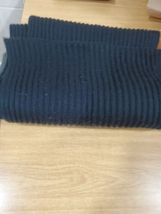 Cachecol para homem preto e cinzento