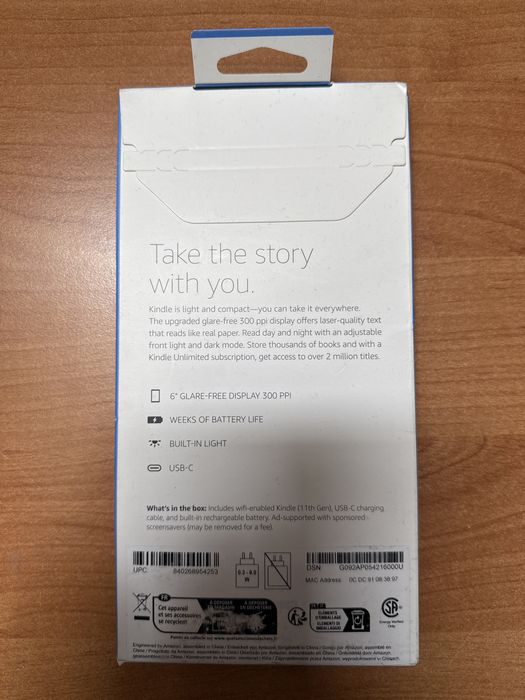 Amazon Kindle 11th+etui