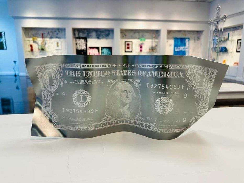 Obra de Arte de Karl Lagasse - One Dollar (Silver)