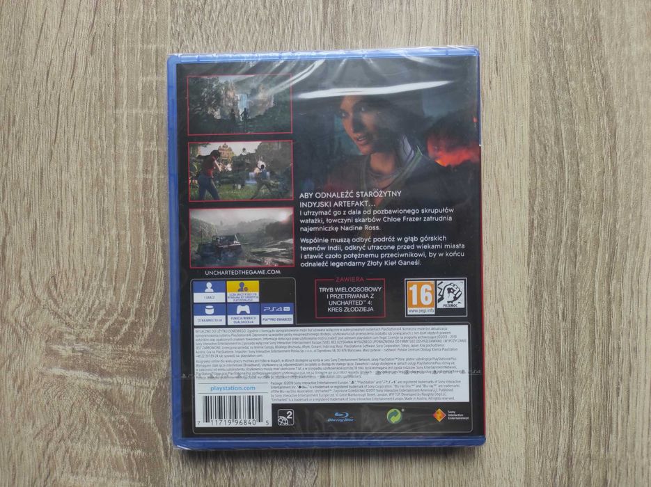 Uncharted Zaginione Dziedzictwo PL - Hits - PS4 - Nowa w folii