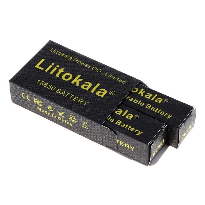 Акумулятори LiitoKala  18650 на 3500 mAh 3.7 V  Нові