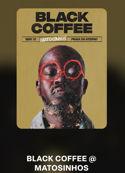 Bilhetes DJ Black Coffee - Praia do Aterro