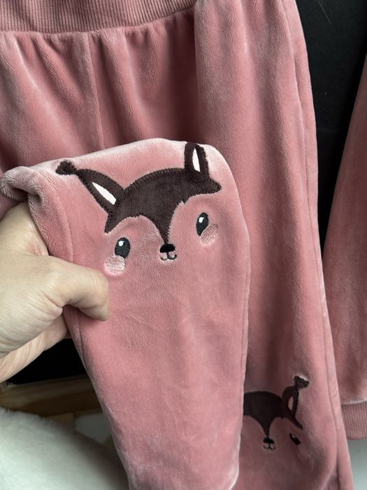 Спортивний костюм велюровий на дівчинку 110р 4/5років