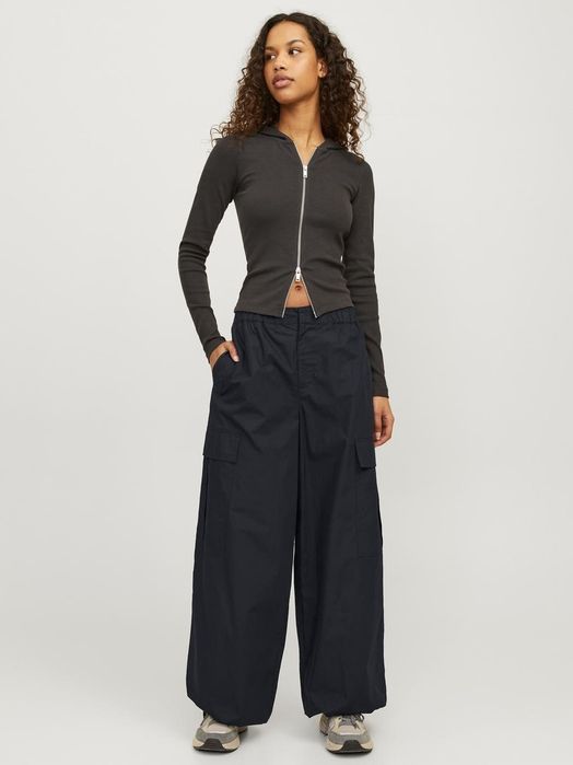 Брюки карго черные